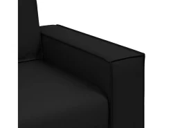Sillón sofá negro 99 x 78 x 84 cm Piel artificial