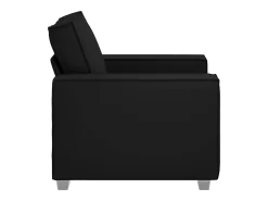 Sillón sofá negro 99 x 78 x 84 cm Piel artificial