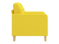 Sillón Tela Amarillo Claro 60 cm