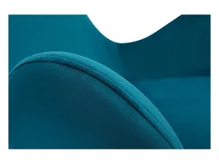 Sillón terciopelo azul petróleo ANDY