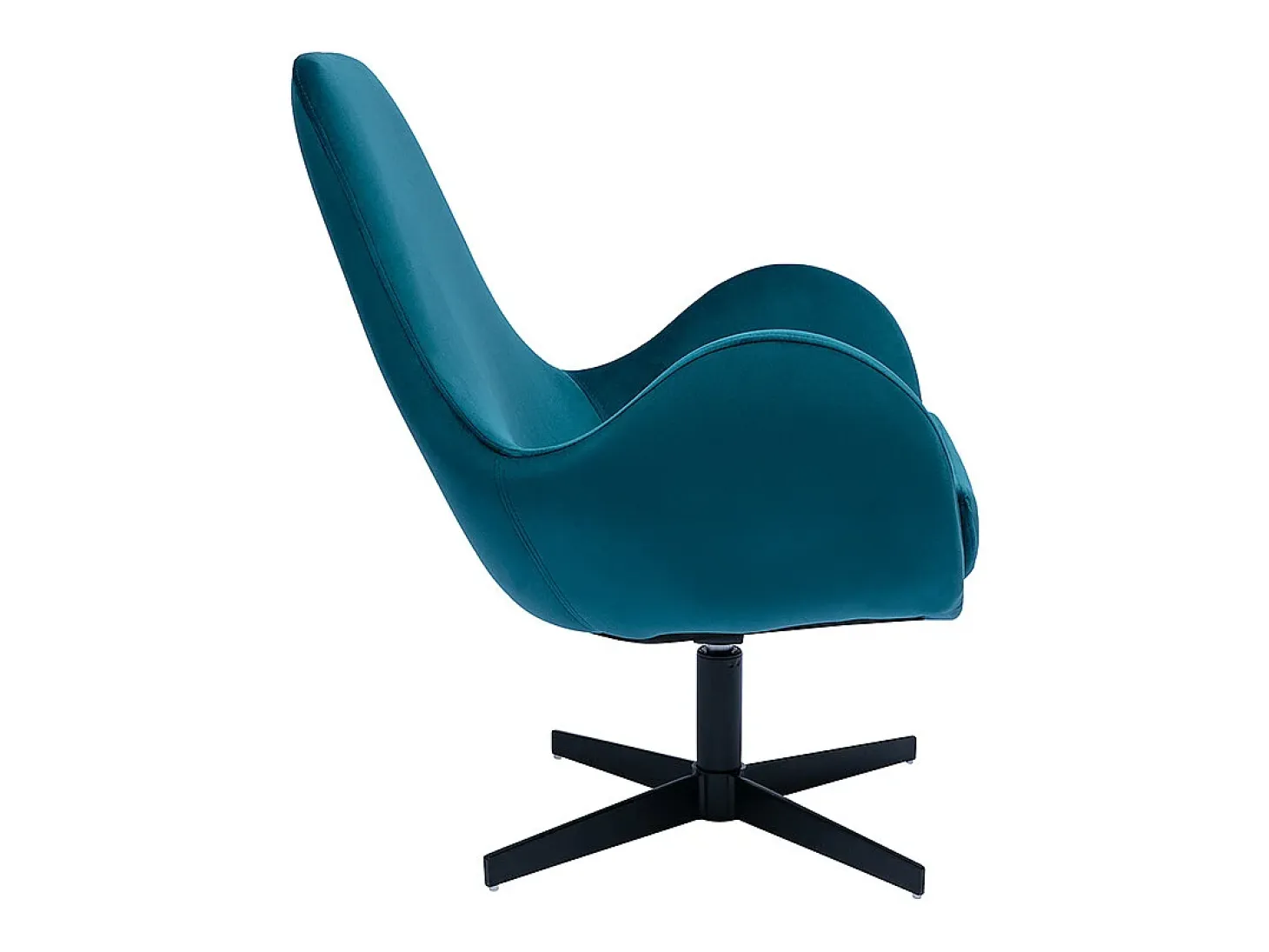 Sillón terciopelo azul petróleo ANDY