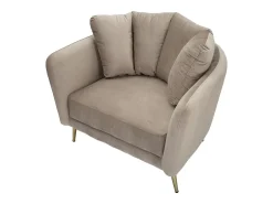 Sillón VKH325, Gris, 88x77x74 cm, Kendra Home