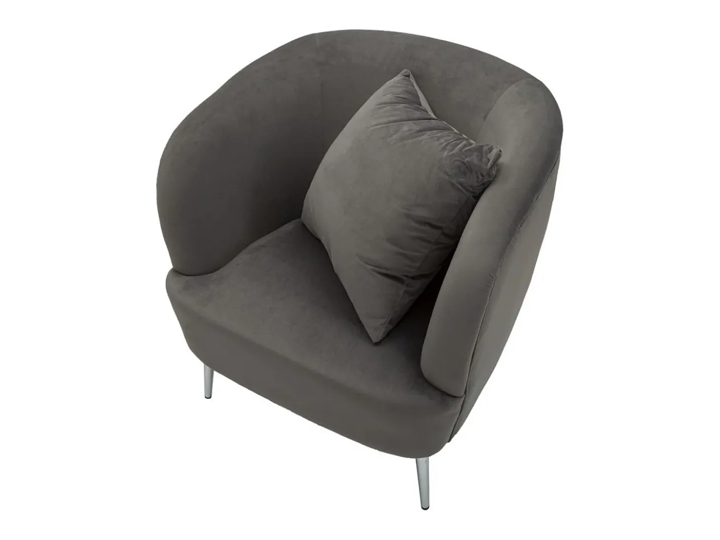 Sillón VKH313, Gris, 73x66x78 cm, Kendra Home