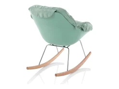 Sillón ZEN con mecedora verde menta