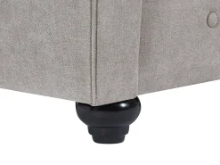 Sofá 3 plazas de tela color gris CHESTERFIELD