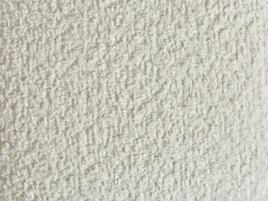 Sofá 3 plazas en tela bouclé blanco roto COLIANI