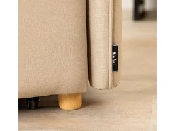 Sofá Cama Nest 2 Beige - Nalui