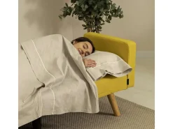 Sofá Cama One Dots Amarillo - Nalui