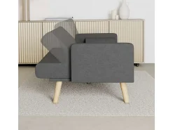 Sofá Cama One Dots Gris Antracita - Nalui