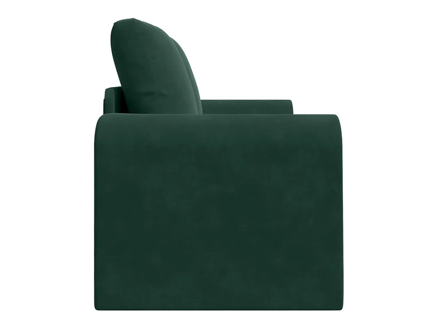 Sofá cama 60cm Verde oscuro Terciopelo