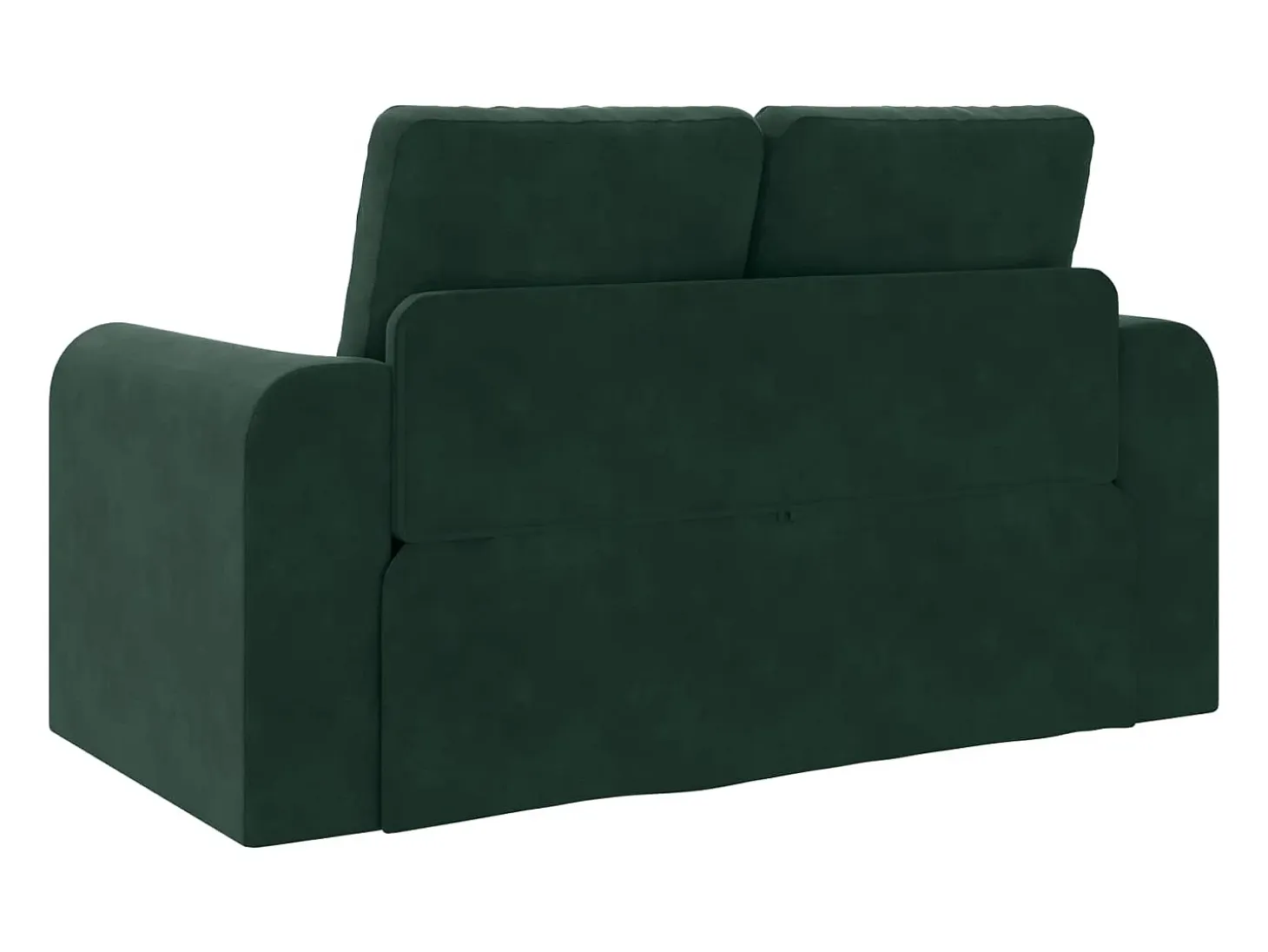 Sofá cama 60cm Verde oscuro Terciopelo