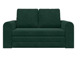 Sofá cama 60cm Verde oscuro Terciopelo