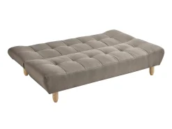 Sofá cama de 3 plazas clic-clac de tela topo ESTEBAN