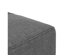 Sofá cama de 2 plazas con dos almohadas tela gris claro