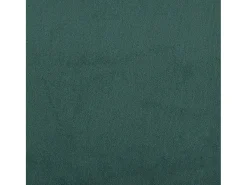 Sofá cama de 2 plazas con taburete terciopelo verde oscuro