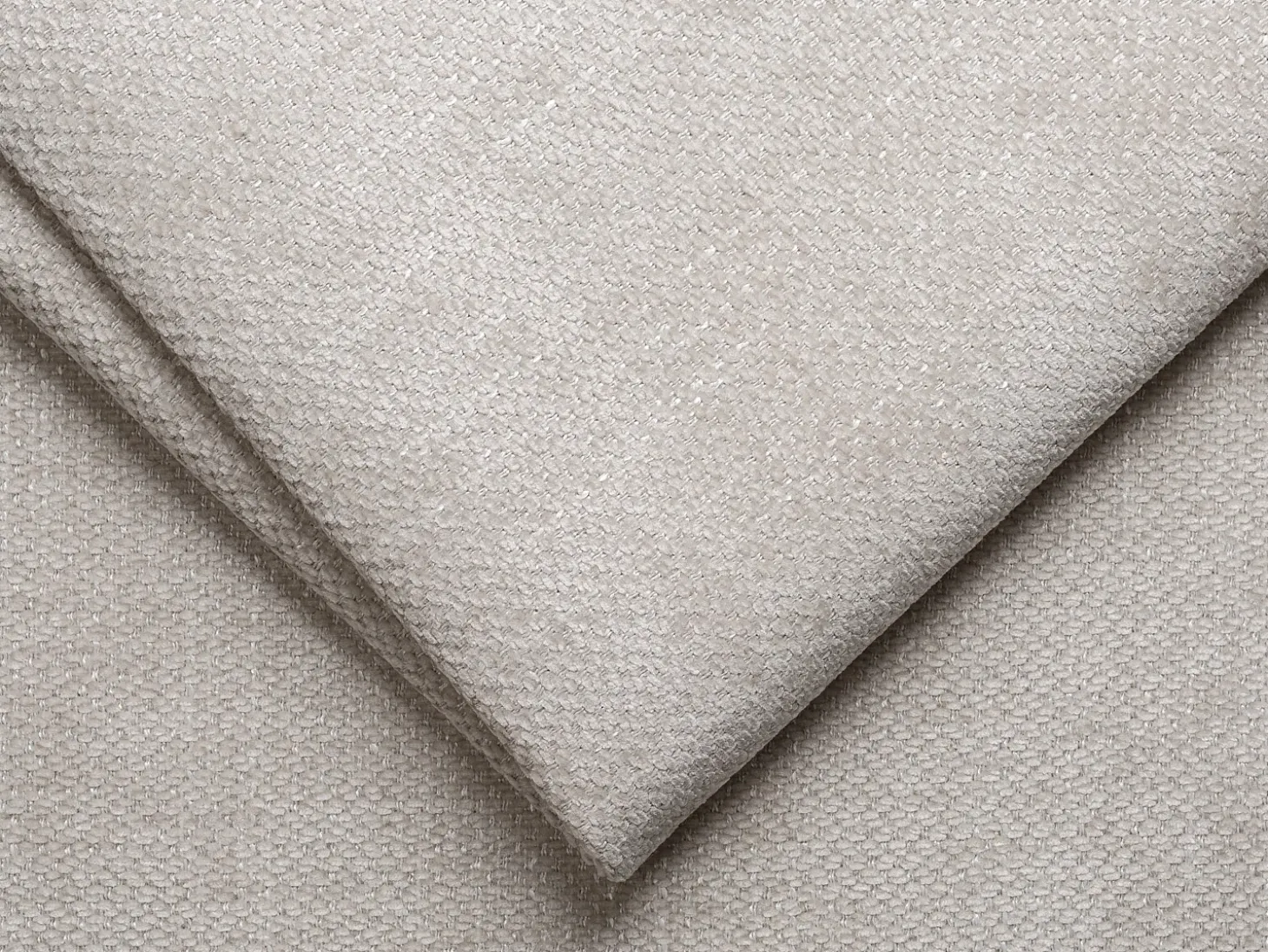 Sofá cama de 4 plazas de apertura rápida de tela beige. Cama de 160 cm - Colchón de 22 cm BOLIPO