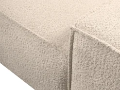 Sofá cama de 3 plazas de tela bouclette beige - AMELIA de Pascal Morabito