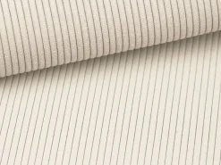 Sofá cama de 3 plazas de terciopelo de canalé beige TEODORA de PASCAL MORABITO