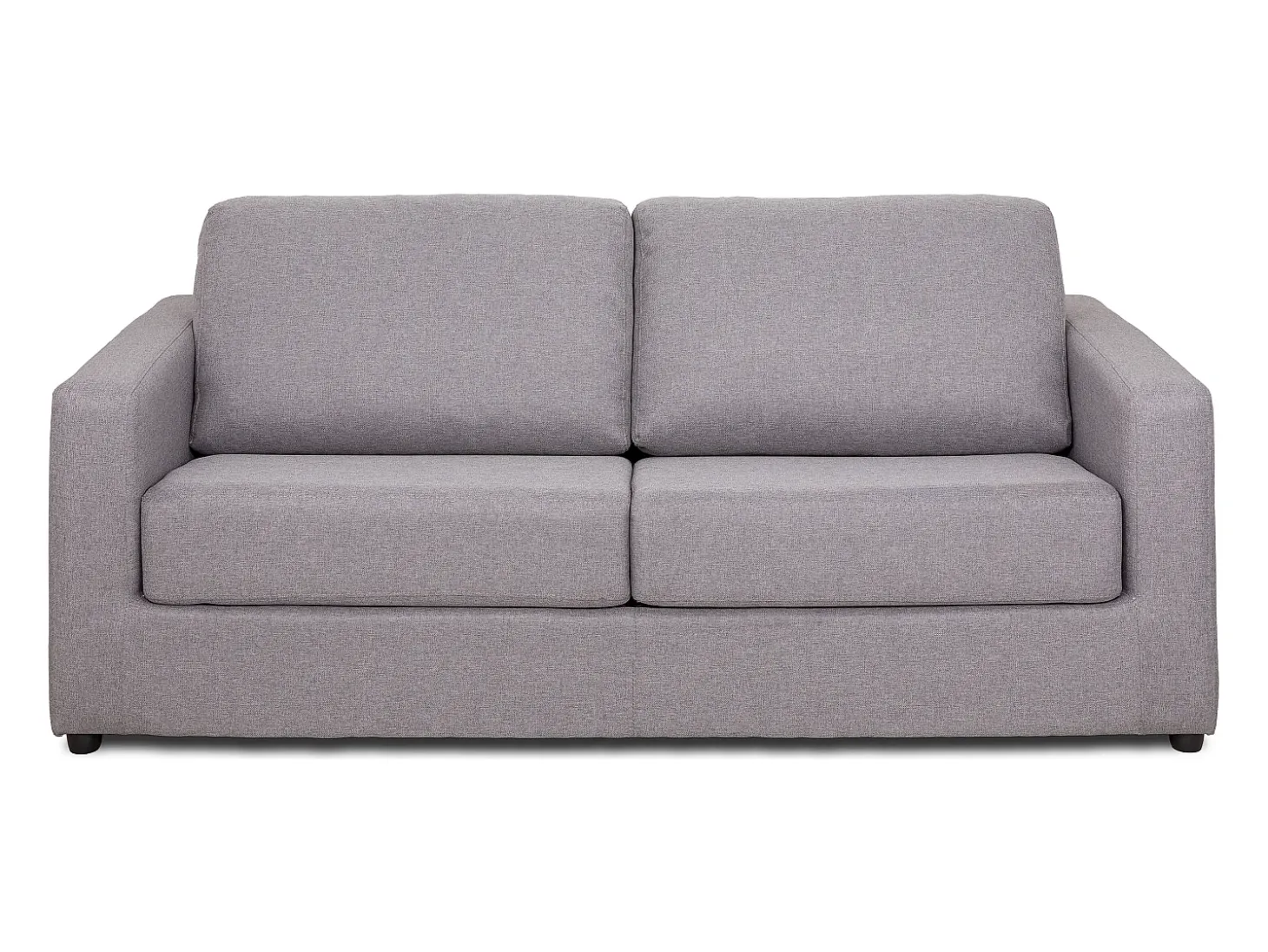 Sofá cama de 3 plazas de tela tipo italiano gris estilo contemporáneo DONETO