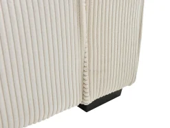 Sofá cama de 3 plazas de terciopelo beige SEKOTA