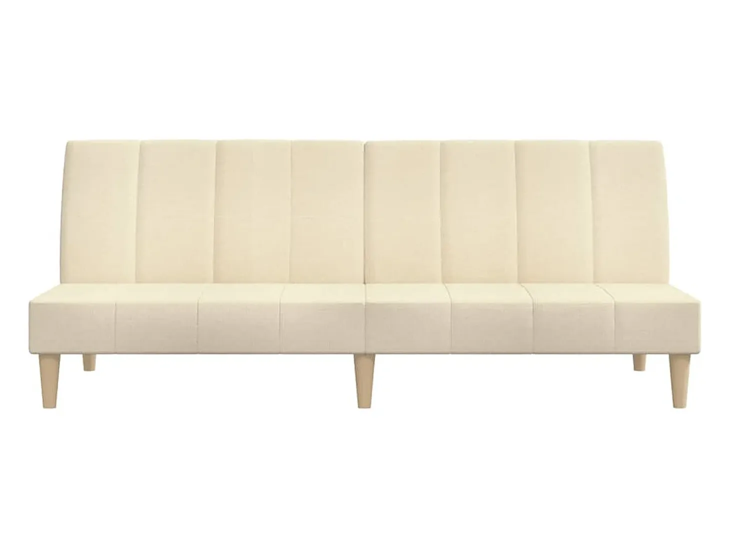 Sofá cama de 2 plazas tela color crema