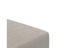 Sofá cama de 2 plazas terciopelo gris claro