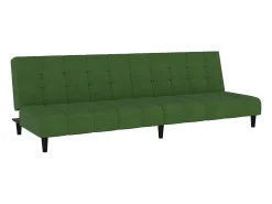 Sofá cama de 2 plazas terciopelo verde oscuro PWFG97207