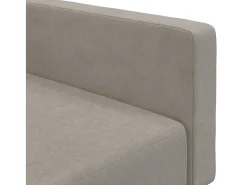 Sofá cama de 2 plazas terciopelo gris claro
