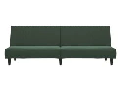 Sofá cama de 2 plazas terciopelo verde oscuro