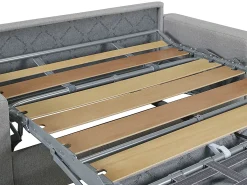 Sofá cama de apertura rápida 4p 22 cm tela - Color Antracita CALITO