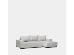 Sofá cama de Poliéster Gris 80 x 250- Alan