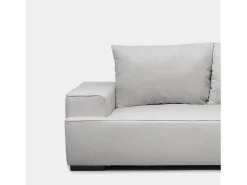 Sofá cama de Poliéster Gris 80 x 250- Alan