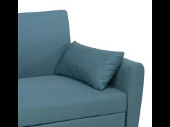 Sofá cama extraíble de 2 plazas diseño moderno en tejido PORTO RICO - Azul Marino
