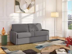 Sofá cama italiano 4p 22 cm tela - Color Gris CALIFE