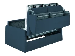 Sofá cama italiano 4p 22 cm tela - Color Gris CALIFE