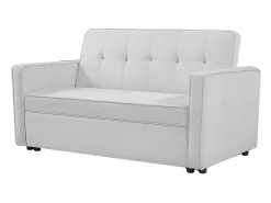 Sofá cama Izan Deluxe sistema clic clac gris 93x167x88 cm