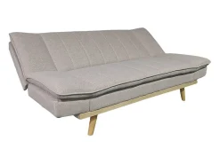Sofá cama Lounge sistema clic clac beige 91x189x89 cm Adec