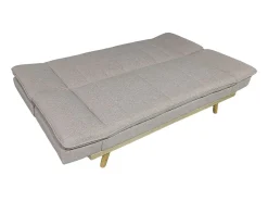 Sofá cama Lounge sistema clic clac beige 91x189x89 cm Adec