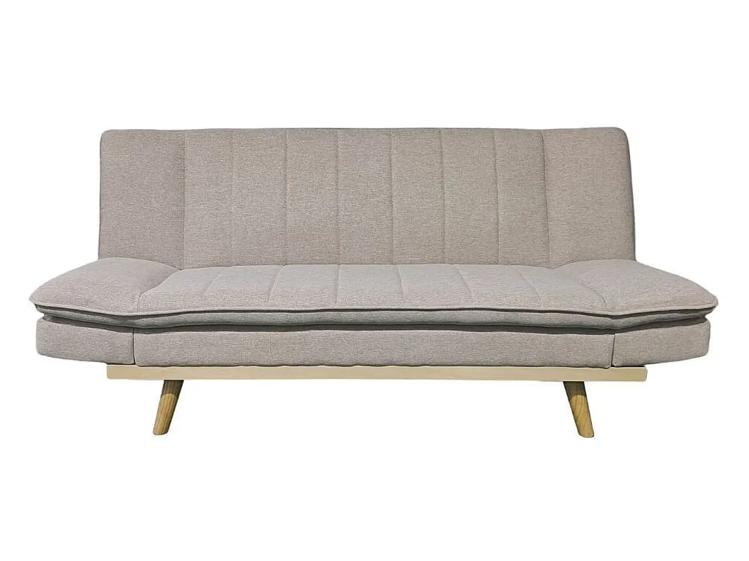Sofá cama Lounge sistema clic clac beige 91x189x89 cm Adec