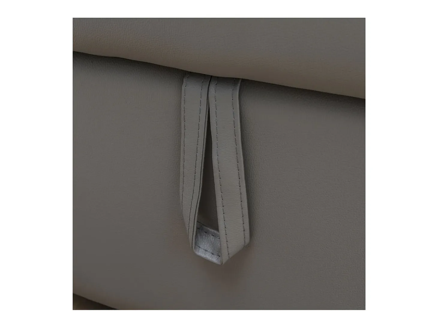 Sofá cama polipiel 3 plazas color topo CLARK