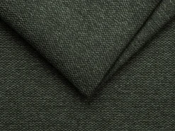 Sofá cama rinconera de tela color verde pino - Cama de 140 cm - Colchón de 18 cm - CALIFE