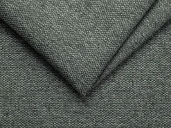 Sofá cama rinconera tipo italiano de tela gris - Cama de 160 cm con láminas - Colchón de 22 cm CALIFE