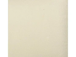 Sofá Chesterfield de 3 plazas cuero artificial blanco crema