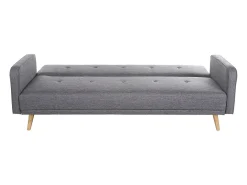 Sofá convertible 3 plazas diseño escandinavo gris oscuro ULLA