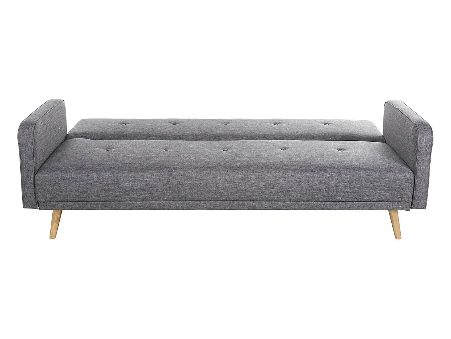Sofá convertible 3 plazas diseño escandinavo gris oscuro ULLA