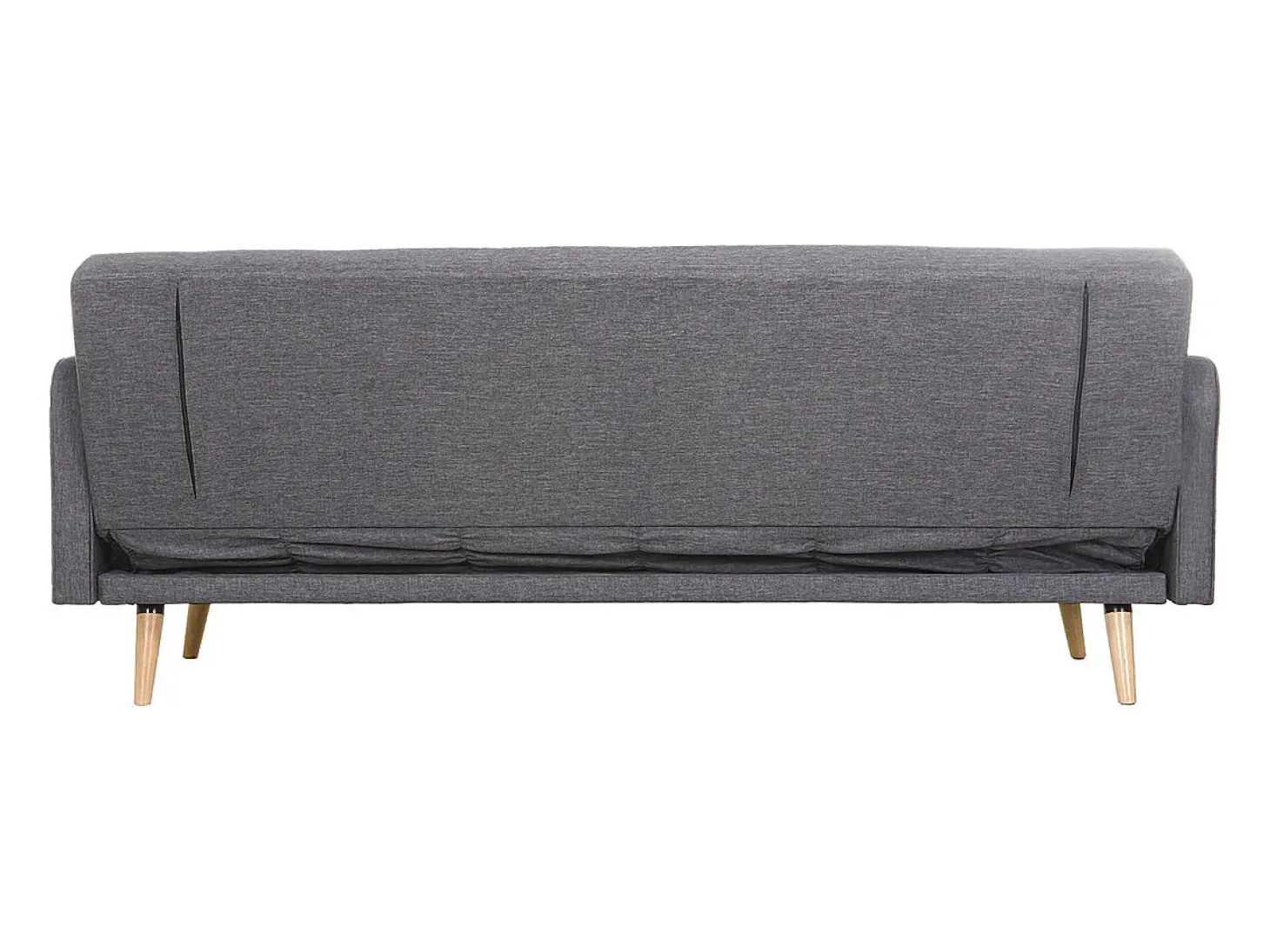 Sofá convertible 3 plazas diseño escandinavo gris oscuro ULLA