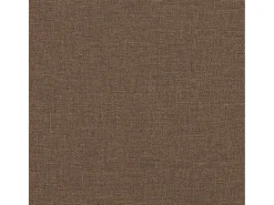 Sofá de 3 plazas con cojines tela marrón 180 cm