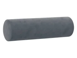 Sofá de 3 plazas con cojines terciopelo gris oscuro 180 cm