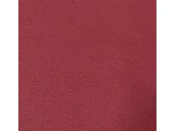 Sofá de 3 plazas con cojines cuero sintético rojo tinto 180 cm