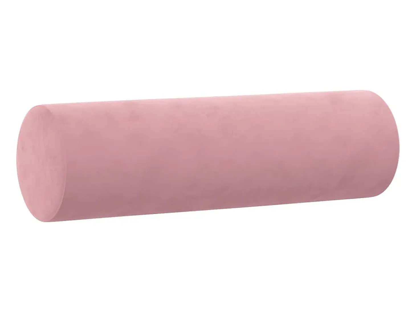 Sofá de 2 plazas con cojines terciopelo rosa 120 cm